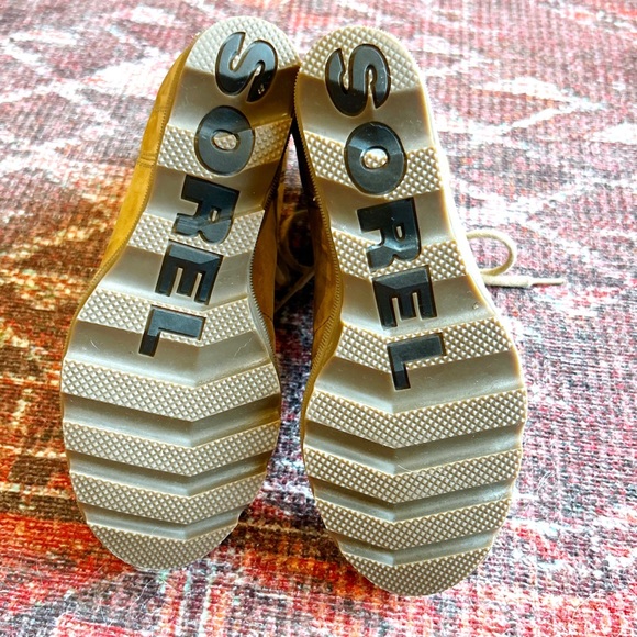 ✨Sorel Women's Joan Of Arctic Wedge Ash Brown Ankle-High Leather Rain Boot - Picture 9 of 11